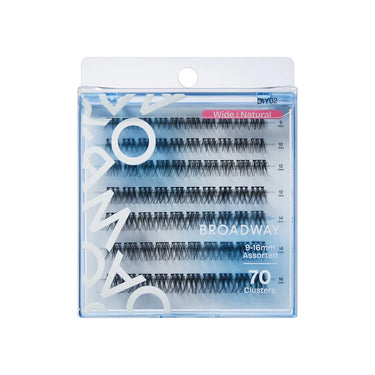 Broadway Natural DIY Cluster Lashes – Customizable Lash Extensions (70–140 pcs) – DIY02 - ANNS BEAUTY SUPPLY